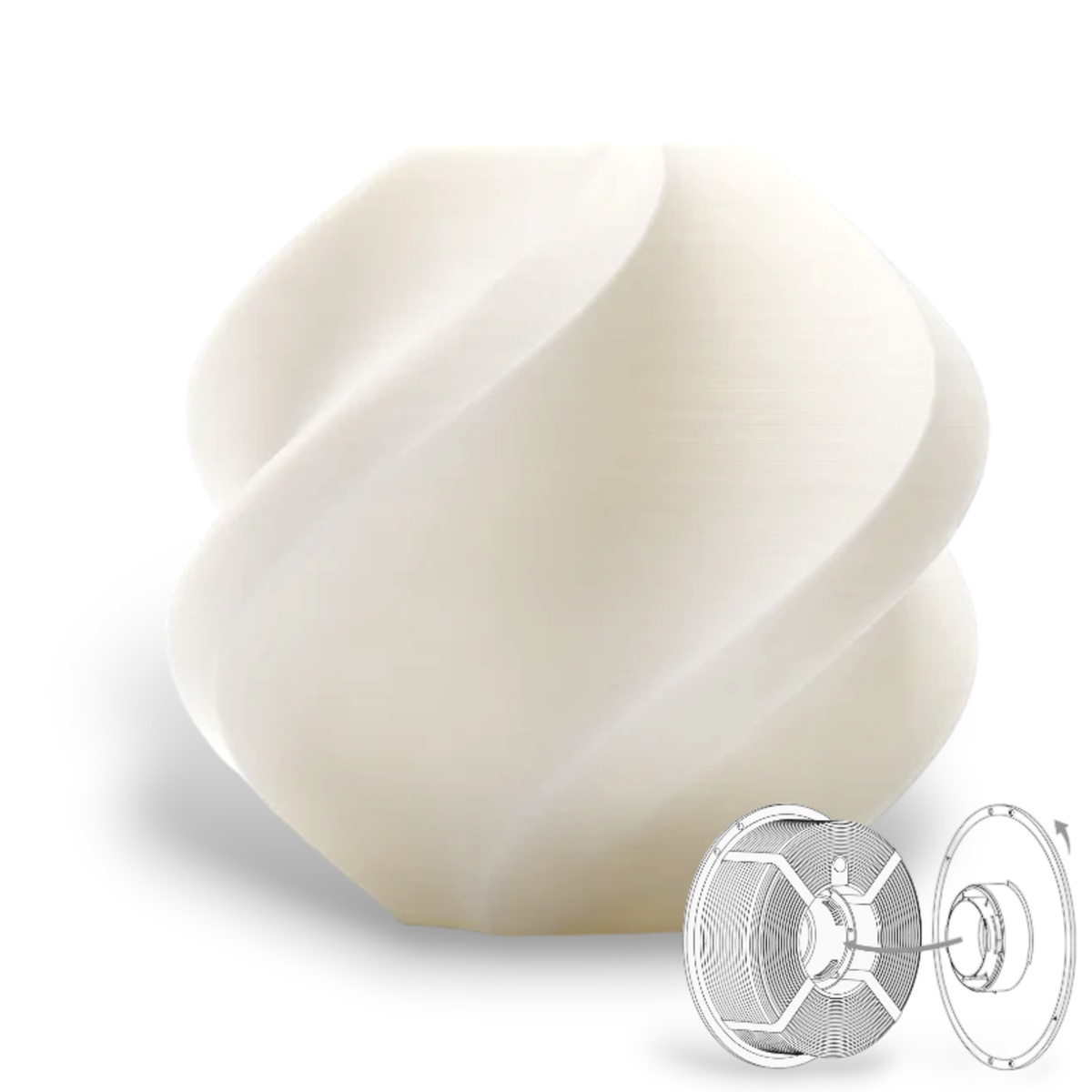 PLA Basic - Jade White